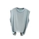 thumbnail image 2 of Xuyuer Breathable Summer Sleeveless Tank Top - Fashion Women's Round Neck Solid Comfort Fit Essential for Hot Weather Outdoor Activities, Travel-Friendly Layering, 2 of 5