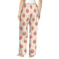 thumbnail image 3 of Balery Orange Peach print Women's Pajama Pants,Ultra Lightweight Pjs,Lounge Pant-Large, 3 of 9