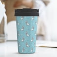 thumbnail image 6 of Fotbe Cute Poodle Dog Printed Insulated Travel Coffee Mug Spill Proof Leak Proof Stainless Steel Coffee Tumbler Reusable Coffee Cups with Lids Thermos, 6 of 8