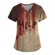 thumbnail image 1 of Tops sueltos de manga corta para mujer Tops casuales de talla grande Camisetas casuales de verano de manga corta con cuello en V Tops de mujer Camisetas Ropa de trabajo, 1 of 3