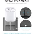 thumbnail image 3 of elago Upgrade AirPods Stand [Dark Grey] - [Compatible with Apple AirPods 1 & 2][Charging Station][Long-Lasting][Cable Management] - for AirPods 1 & 2, 3 of 7