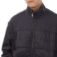 thumbnail image 3 of Lyle & Scott Mens Hybrid Interlock Panelled Bomber Jacket, 3 of 4