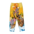 thumbnail image 4 of Sigee Animals on Noah's Ark1 Print Women's Soft Pajama Pants - Breathable and Comfortable Lounge Sleep Bottoms with Elastic Waistband and Pockets-XX-Large, 4 of 9