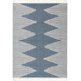 thumbnail image 2 of Well Woven Zella Denim Blue Tribal Diamond Medallion Area Rug 3x5 (3'11" x 5'10"), 2 of 7