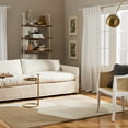 thumbnail image 3 of TOWN & COUNTRY LUXE Olso Abstract Colorblock Handcrafted Wool Area Rug, Beige/Brown/Greige, 6"x9", 3 of 10