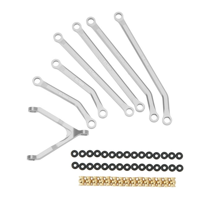 Kit de varilla de acoplamiento RC NikouMX 1/24 para Axial SCX24 90081 B17
