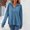Solid, variant on Women's Henley Sweatshirt Casual Lapel Long Sleeve Button Waffle Pullover Lightweight Solid Lounge T-shirt Outwear