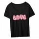 thumbnail image 5 of Camiseta básica de manga corta para mujer, cuello redondo, corte holgado, suave, para ir de compras o a la oficina. M, 5 of 9