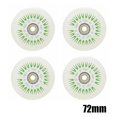 thumbnail image 1 of JFBUJC 4pcs Flash Inline Skate Wheels 90a Led Lighting Skating Wheels 80 76 72 68, 1 of 4