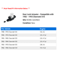 thumbnail image 2 of Door Lock Actuator - Compatible with 1982 - 1993 Chevy S10 1983 1984 1985 1986 1987 1988 1989 1990 1991 1992, 2 of 2