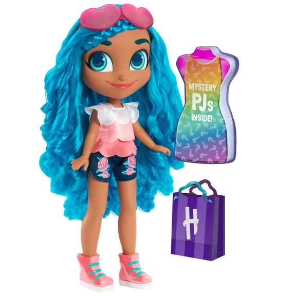 Hairdorables 18-Inch Mystery Fashion Noah Doll, Includes Surprise Outfit, Blue Hair,  Kids Toys for Ages 3 Up, Gifts and Presents