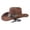 Coffee, variant on jiaxiM Womens Cowboy Hats Western Cowboy Jazz Hat Classic Design Wide Brim for Sun Shade Daily Outfits Parties and Outdoor Leisure