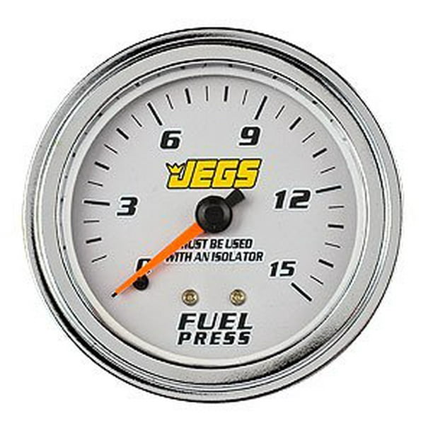 JEGS 41225 25/8" Mechanical Fuel Pressure Gauge