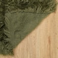 thumbnail image 4 of Linon FLK-3AM0457 5 x 7 ft. Flokati Flat Woven Area Rug - Olive, 4 of 5