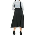 thumbnail image 5 of KVMeteor Robe Salopette Taille Haute Ligne A Couleur Unie pour Femmes Grande Taille, 5 of 5