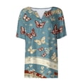 thumbnail image 4 of Lorytime Fourth of July Shirts for Women Stars and Stripes Tops Patriotic Graphic Outfits Lorytime Festival Clothes, 4 of 8