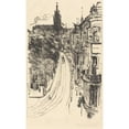 thumbnail image 2 of Lovis Corinth 10x14 Black Ornate Wood Framed Double Matted Museum Art Print Titled: Street in Konigsberg (Road in Konigsberg) (1918), 2 of 5