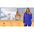 thumbnail image 6 of Rosvigor Womens Sherpa Coats Winter Fleece Jackets Women Windproof Warm Parkas Coats with Hood, 6 of 9