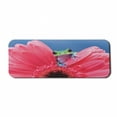 thumbnail image 1 of Animal Computer Mouse Pad, Tiny Little Tree Frog on Gerbera Flower Nature Moments Shoots Art, Rectangle Non-Slip Rubber Mousepad Large, 31" x 12" Gaming Size, Pink Green Blue, by Ambesonne, 1 of 2
