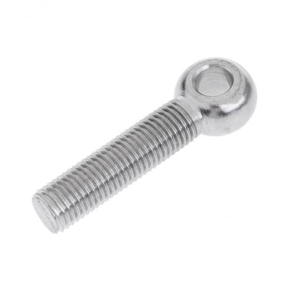 Almencla 3-6pack 304 Stainless Steel Fully Threaded Eye Bolt for Balustrade x 6 Pcs