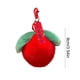 thumbnail image 3 of Adornos navideños, regalos navideños, llavero de imitación de caqui pequeño para coche, colgante de bola, adorno para mochila escolar, regalo de Navidad, llavero de peluche., 3 of 6