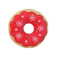 thumbnail image 1 of Perro divertido Squeaky Toy Squeaker Play Regalos Gatos Perros Animal de peluche suaves Juguete interactivo para Navidad Hogar Viajar Interior Rosquilla Roja Colco Juguetes chirriantes, 1 of 8