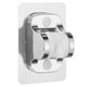 thumbnail image 1 of Soporte para Cabezal de Ducha Autoadhesivo Uxcell, Soporte para Cabezal de Ducha, Blanco Plateado, 1 of 6