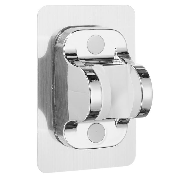 Soporte para Cabezal de Ducha Autoadhesivo Uxcell, Soporte para Cabezal de Ducha, Blanco Plateado