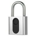 thumbnail image 1 of Amdohai USB Rechargeable Smart Keyless Fingerprint Lock Bluetooth Padlock APP Unlocking 100 Fingerprints IP65 Waterproof Anti-Theft Security Padlock Door Luggage Case Backpack Lock, 1 of 9