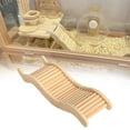 thumbnail image 6 of Stgfyxgs Hamster Climbing Ladder Wooden Bridge Bendable Funny Chewing Playing Portable Pet Toys Bendy Bridge Gerbil Rats Mice Reptiles 9.5cmx28cm, 6 of 9