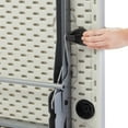 thumbnail image 5 of Rectangle Training Table, 24" W, 60" L, 29-1/2" H, Lightweight HDPE Blow Molded Plastic Top, 5 of 9