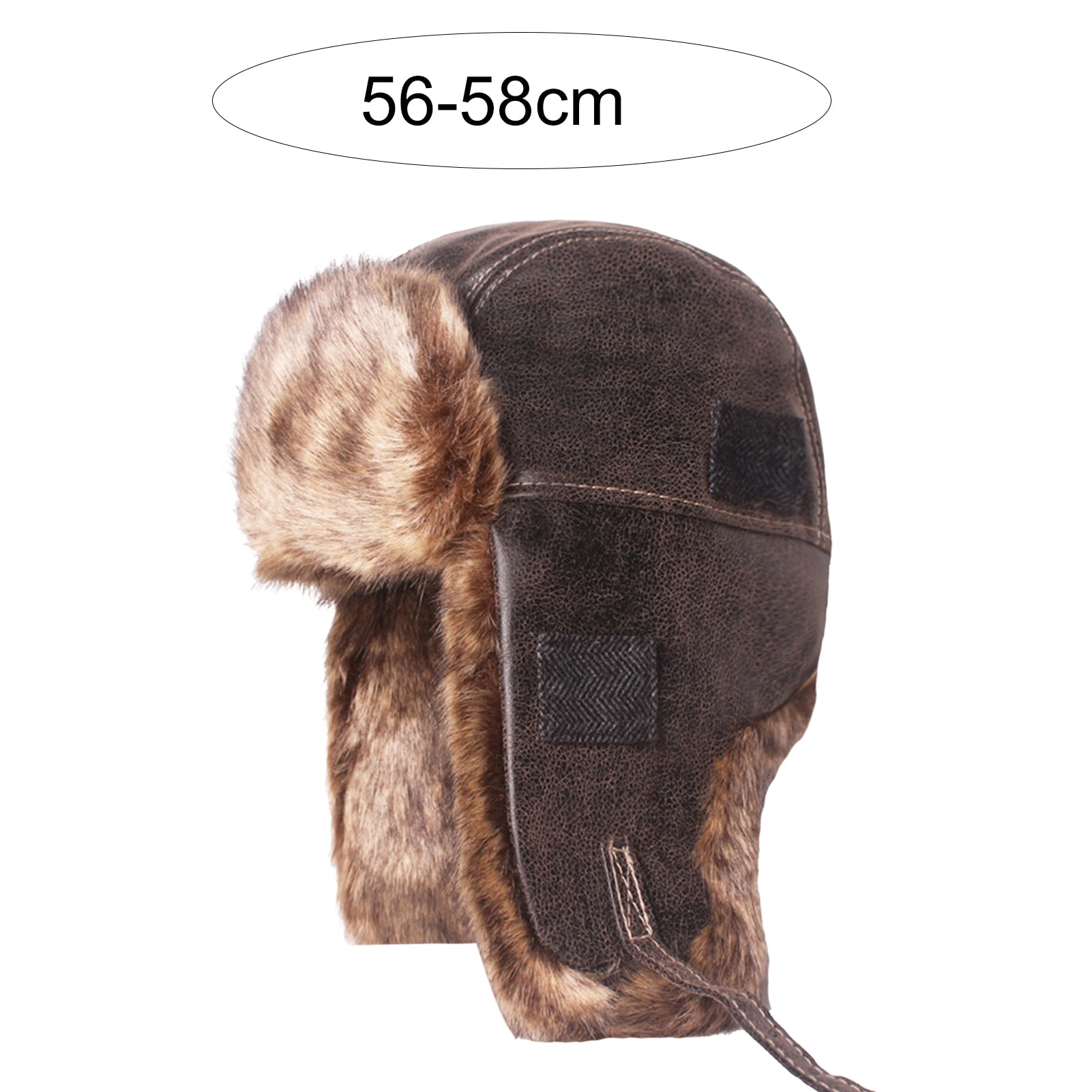 帽子 minga london ORION FURRY TRAPPER HAT Fluffy Trapper Hat - Cozy Beige Faux Fur for Winter Warmth