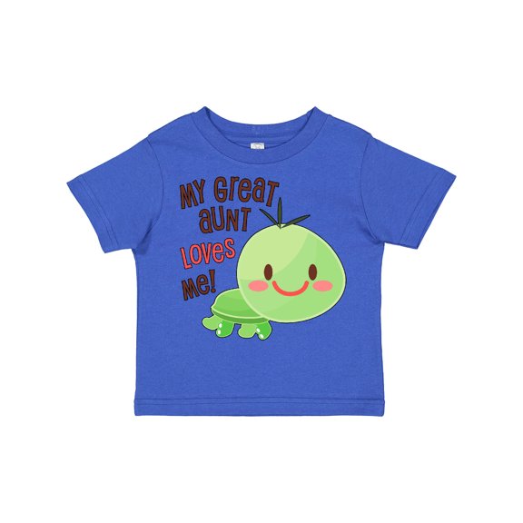 Inktastic My Great Aunt Loves Me- Cute Turtle Boys or Girls Toddler T-Shirt
