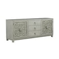 thumbnail image 3 of Liberty Furniture Industies, INC Sundance 2 Door 3 Drawer Accent Cabinet in Antique Linen, 3 of 11