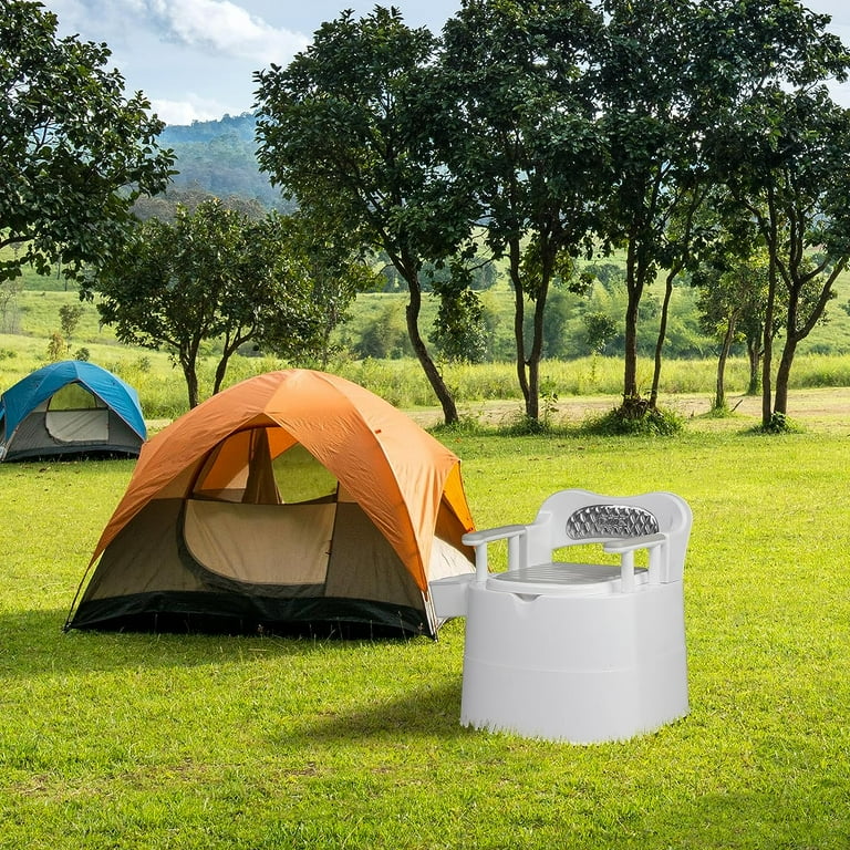 Upgrade XL Toilette Portable pour Adultes, Extra Large Portable Voyage