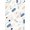 Blue, Pattern 7, variant on ODIKA 4'x6' Blue Geometric Striped Design Washable Area Rug Modern Pattern with Abstract Blocks Non-Slip, Chair-Friendly, Flatwoven for Home Office, Under Desk