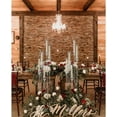thumbnail image 6 of VINCIGANT Acrylic 5 Arm Floor Candle Holders,45.7in Candelabra for Table Decoration,Wedding,Home Decor,Fit  Fit 0.86 LED Candle, 6 of 10