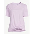 thumbnail image 6 of Scoop Short Sleeve Solid Print T-Shirt (Women's) 1 Pack, 6 of 6