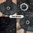 thumbnail image 3 of Sombrero de bruja de Halloween Scary Creepy Wide Brim Sombrero puntiagudo Regalo de Halloween para h Tomshoo Amarillo, 3 of 7