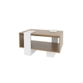 thumbnail image 3 of Mesa de Centro Estilo Moderno Color Almendra-Blanco, 3 of 8