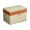 Beige#5, variant on Double Layer Zipper Storage Bag, Large Capacity Clothes & Quilt Organizer, Portable Wardrobe Box with Reinforced Handle, Beige, 1-Pack
