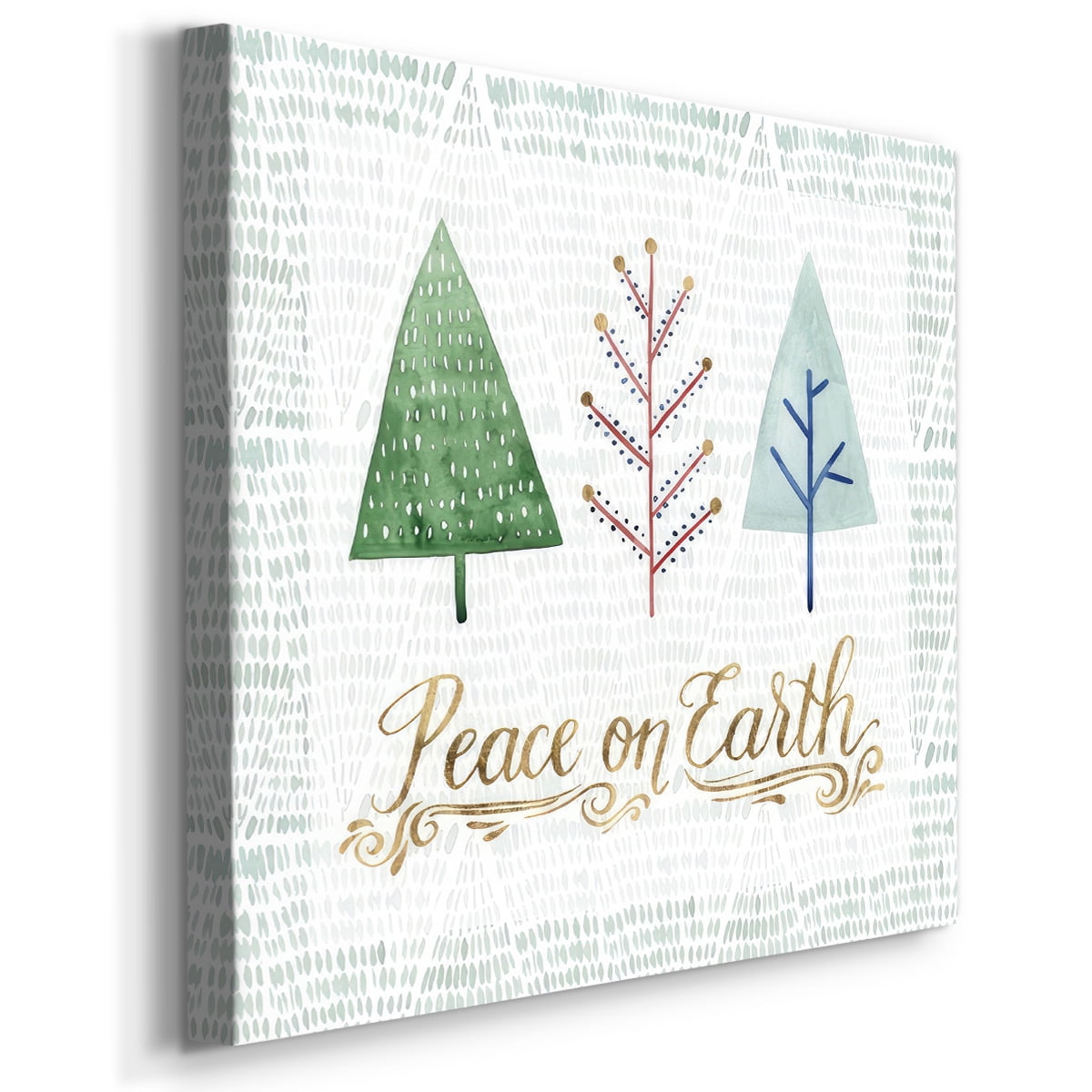 Christmas Tree Whimsy II- Gallery Wrapped Canvas