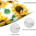 thumbnail image 2 of Yellow Sunflower Throw Pillow Case Square Cushion Cover Home Decorative Sofa Armchair Bedroom Livingroom Standard Pillowcase 20 X 20 Inch, 2 of 6