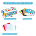 thumbnail image 2 of Soft Montessori Magic Tissue Box Toy For Baby 6 to 12 Months, High Contrast Crinkle Paper Sensory Silk Scarves Toys for 1 Year Old Boys Girls Kids Early Learning Gifts, 2 of 6