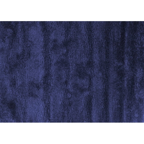 Ahgly Company Machine Washable Indoor Rectangle Abstract Blue Contemporary Area Rugs, 5' x 7'
