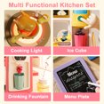 thumbnail image 3 of PayUSD Play Kitchen Kids Kitchen Play Set Toddler Toys 50 Pcs Accessories Set Large 30 inch, 3 of 6