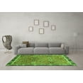 thumbnail image 3 of Ahgly Company Indoor Square Oriental Green Traditional Area Rugs, 6' Square, 3 of 4