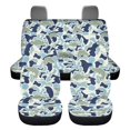 thumbnail image 2 of Qpednta Car Seat Covers Sets Fish Camo Blue Front Seats and Rear Bench Cover Protector Easy to Install Breathable Seat Cover Easy to Install Accessories Auto Trucks Van SUV, 2 of 7