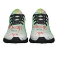 thumbnail image 5 of I Am Always With You Green Hummingbird Shoes Sneakers Black Size 7.5, 5 of 7