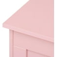 thumbnail image 5 of HomGarden Modern Wooden Storage Chest, 30 inches Bench Trunk with Flip Top Lid and 2 Safety Hinges, Sturdy Decorative Box Organizer for Entryway Playroom Bedroom Living Room (Pink), 5 of 15